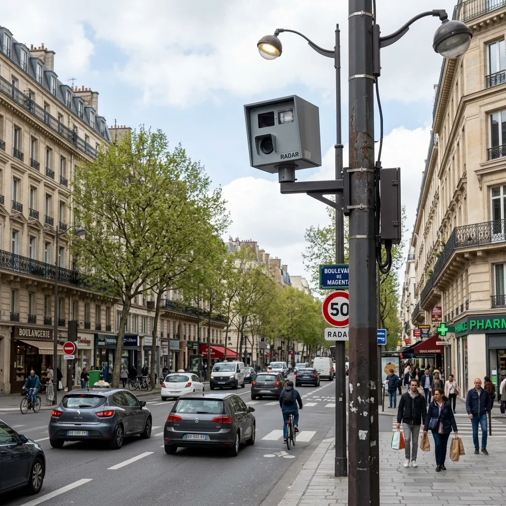 Photo réaliste du Radar urbain